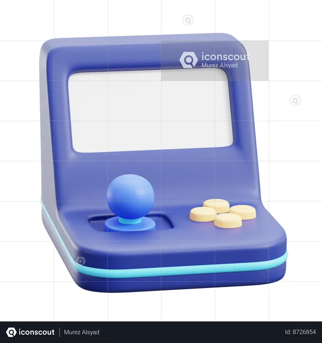 Retro Game  3D Icon