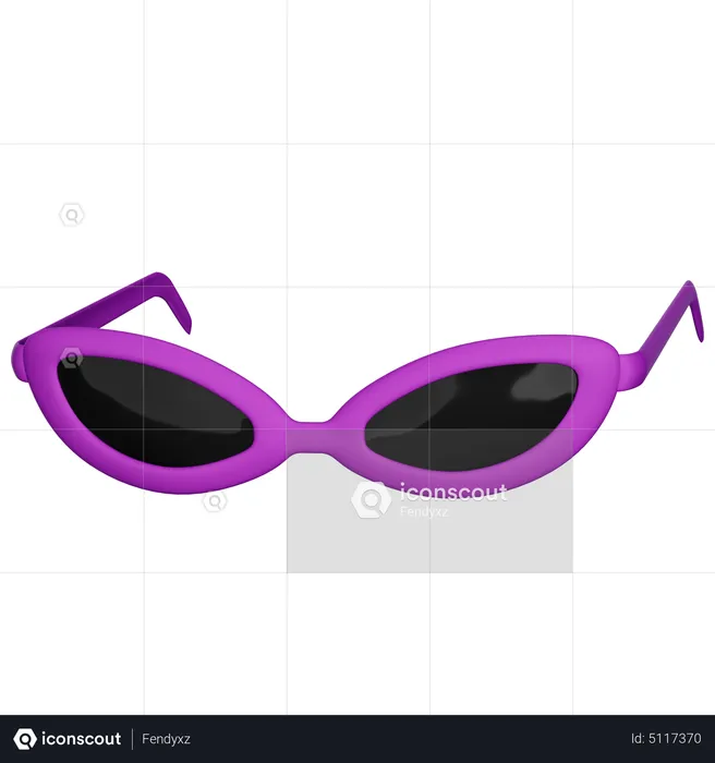 Retro Glasses  3D Icon