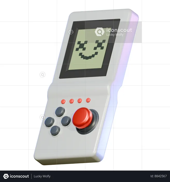 Retro Handheld  3D Icon