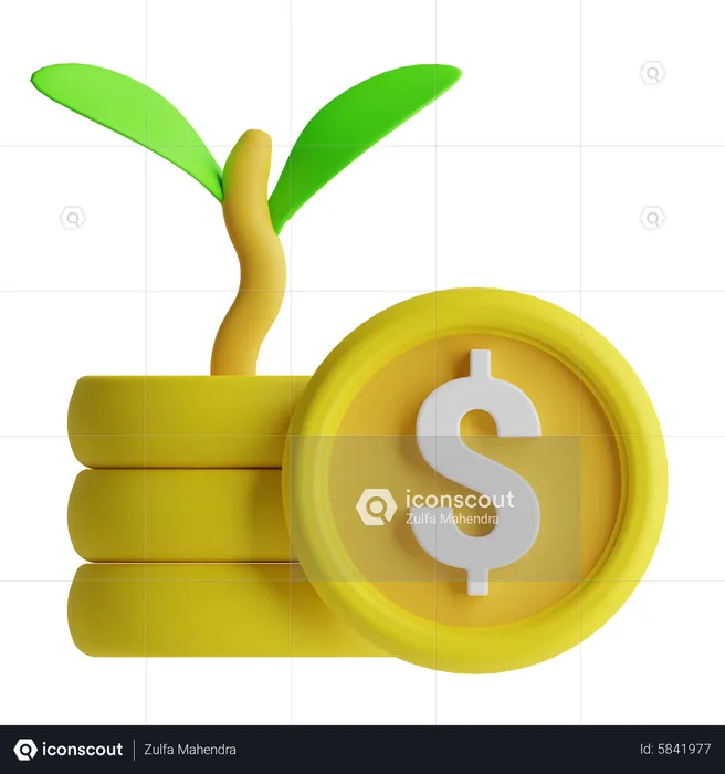 Return On Invesment  3D Icon