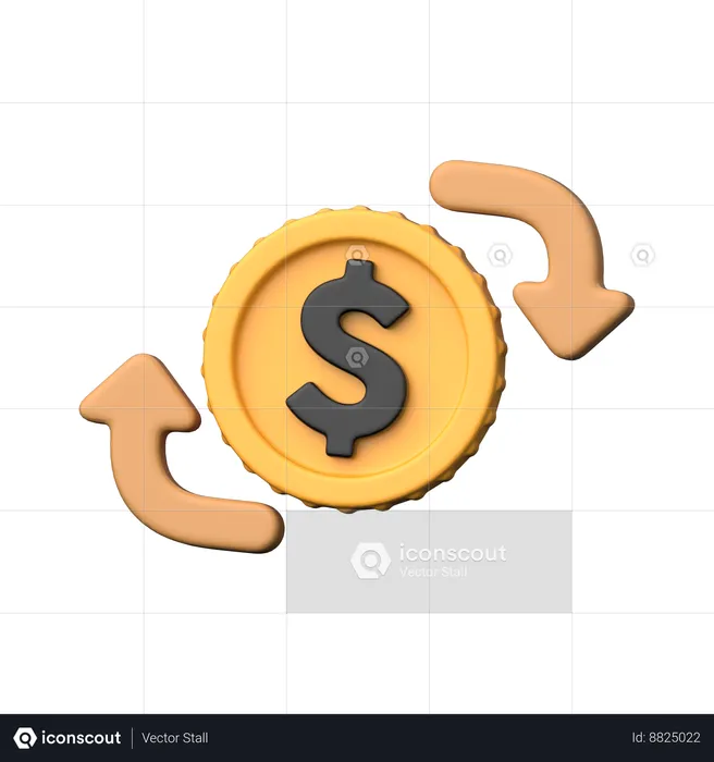 Return on Investment  3D Icon