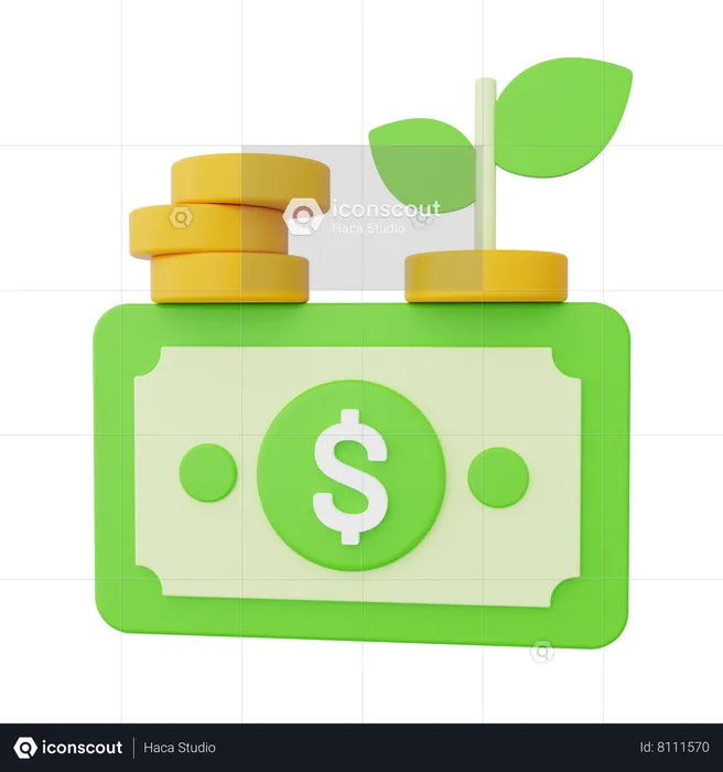 Return On Investment  3D Icon