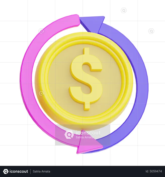 Return On Investment  3D Icon