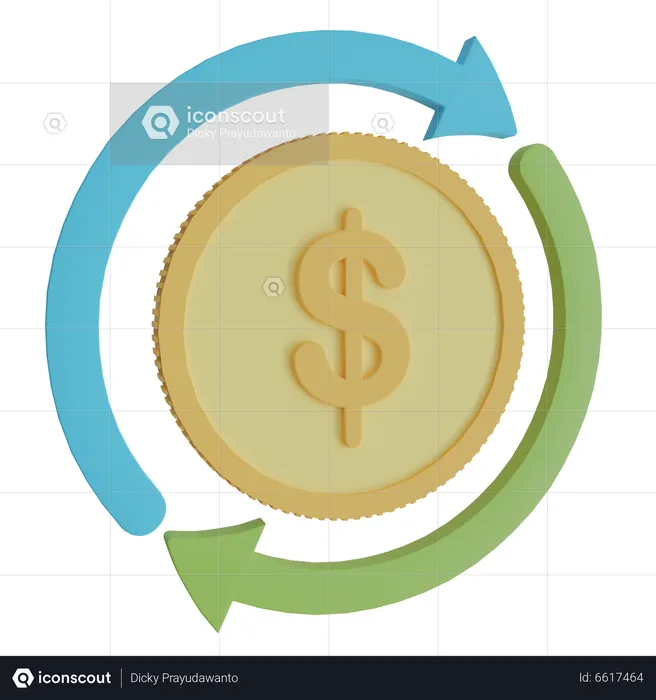Return On Investment  3D Icon
