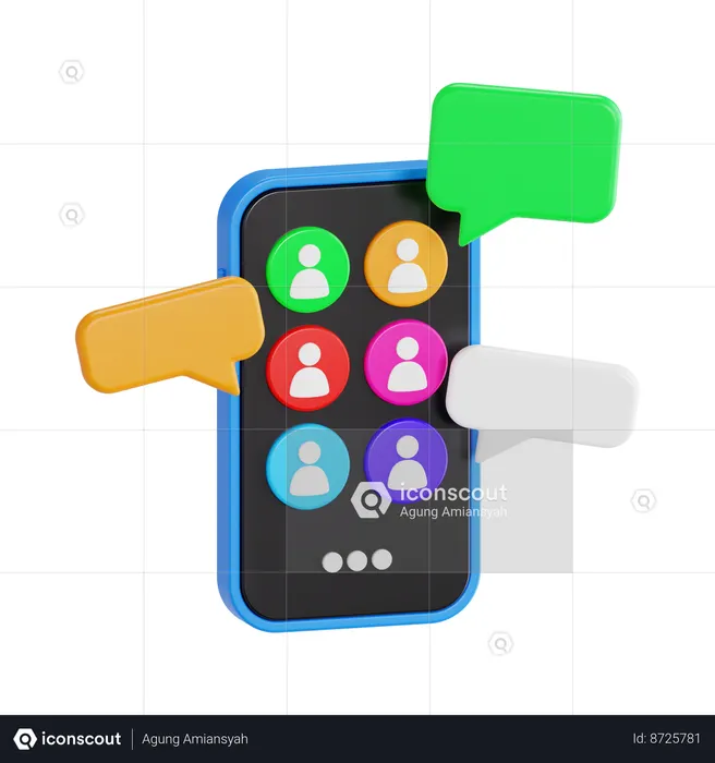 Réunion  3D Icon
