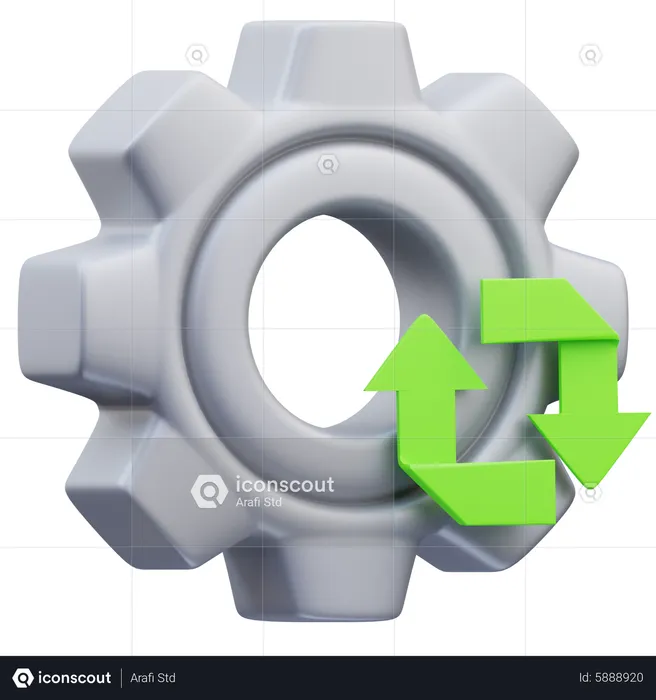 Reusable Management Project  3D Icon