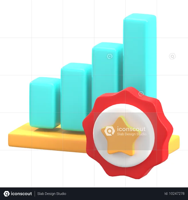 Croissance des réalisations  3D Icon