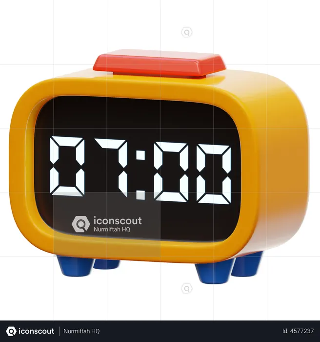 Réveil  3D Icon