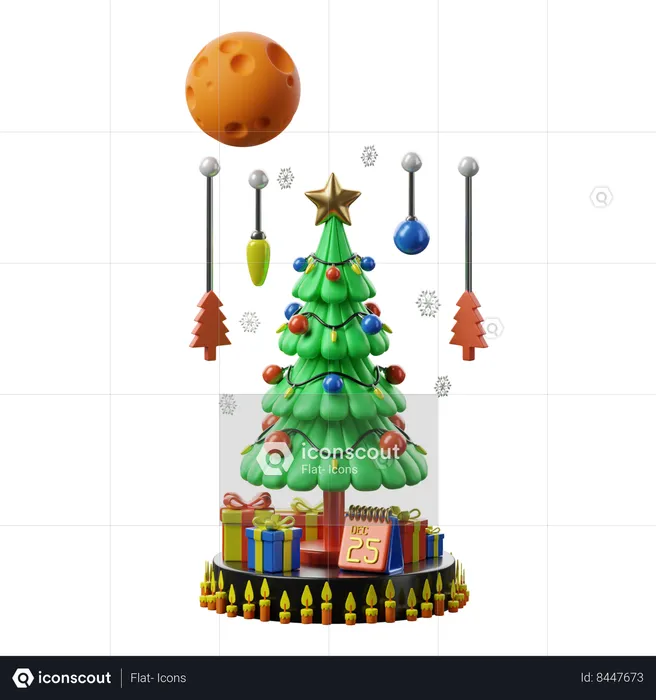 La veille de Noël  3D Icon