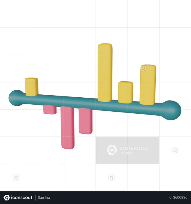 Revenue Growth  3D Illustration