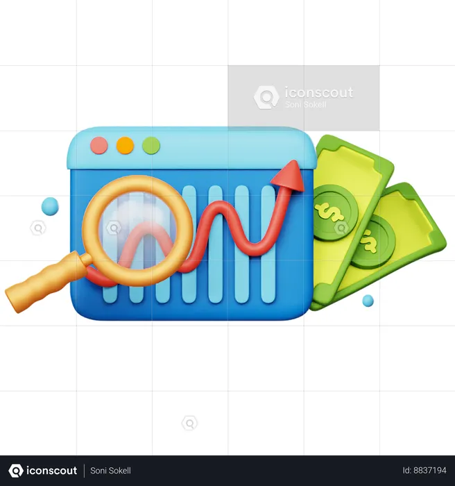 Revenue Stream 3D Icon - Free Download Business 3D Icons | IconScout