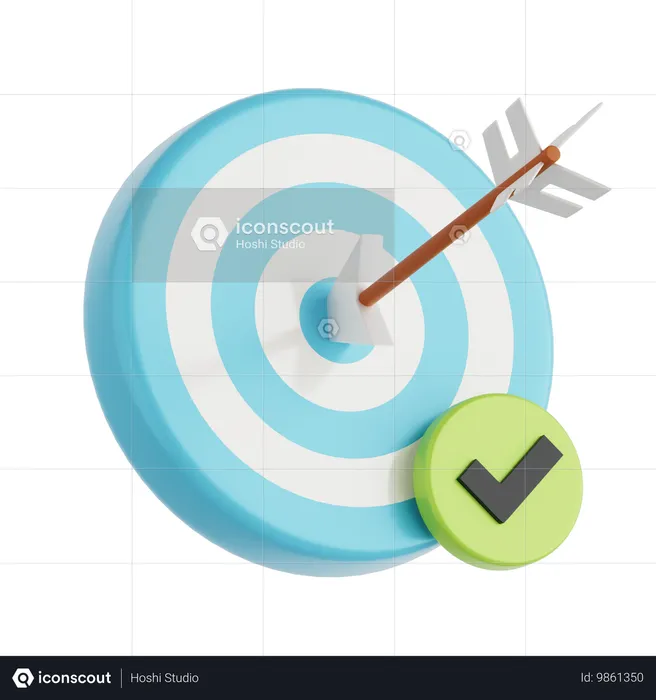 Revenue Target  3D Icon