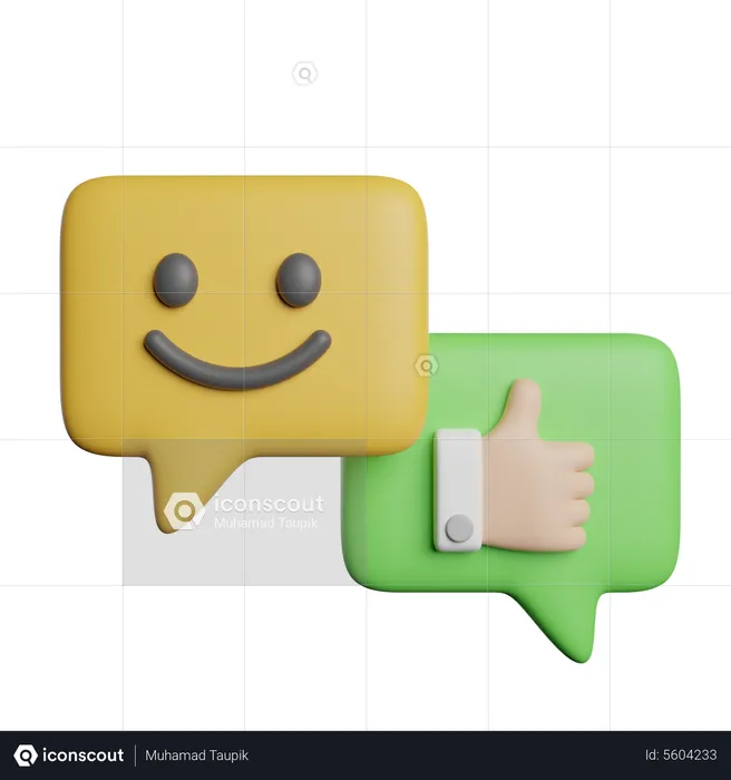 Review Message  3D Icon