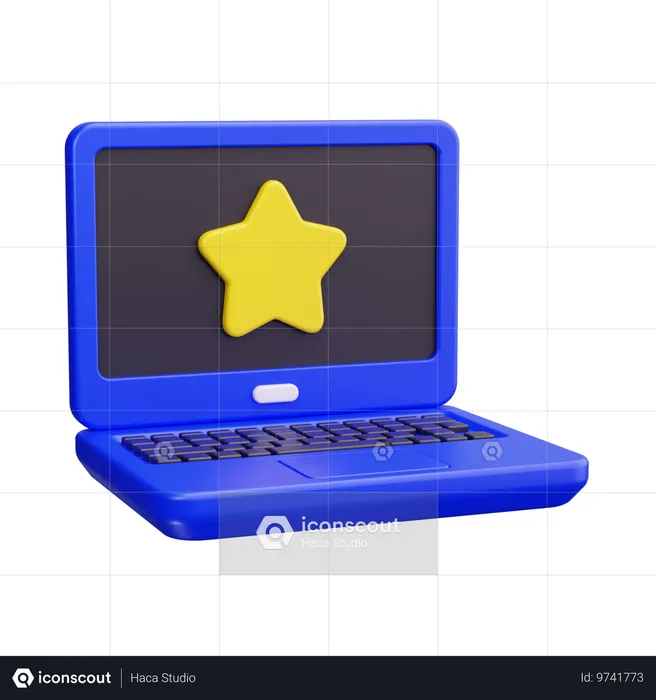 Revisão de laptop  3D Icon