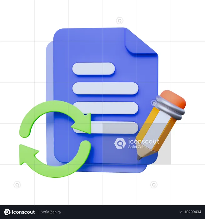 Revision  3D Icon