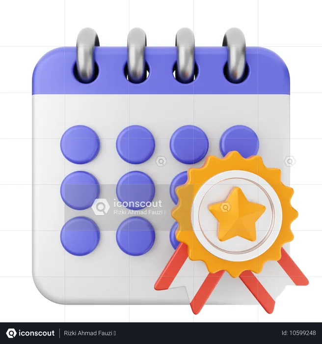 Reward Calendar  3D Icon