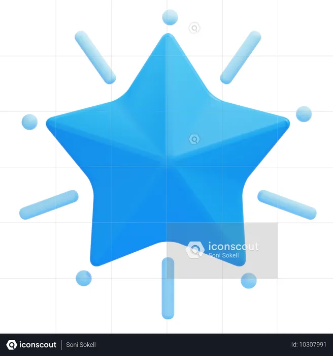 Reward Star  3D Icon