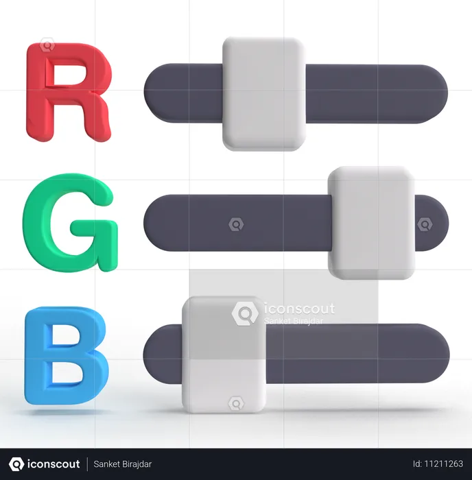 Rgb  3D Icon