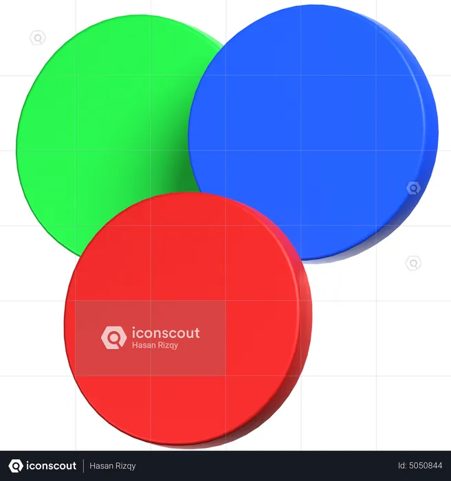 RGB Color  3D Icon