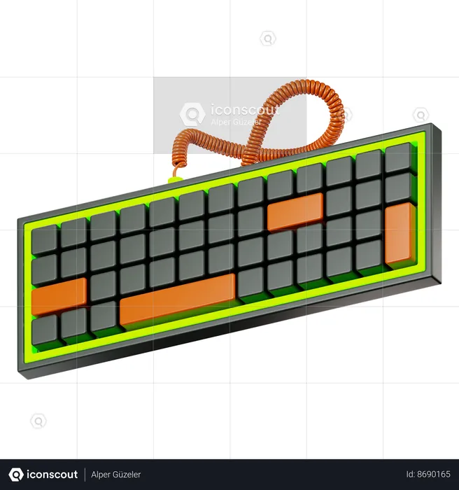 Rgb Keyboard  3D Icon