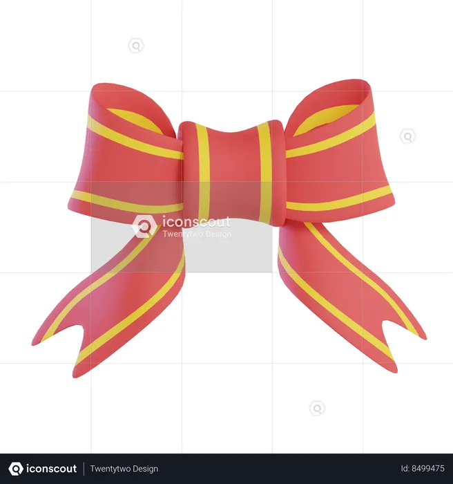 Ribbon  3D Icon