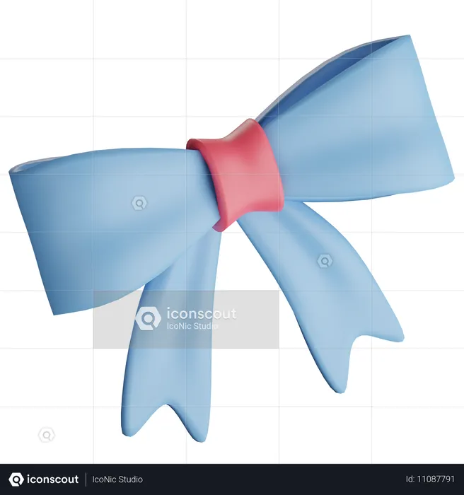 리본 활  3D Icon