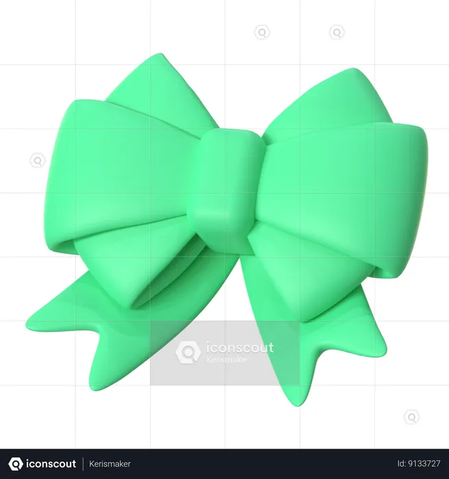 Ribbon Bow  3D Icon