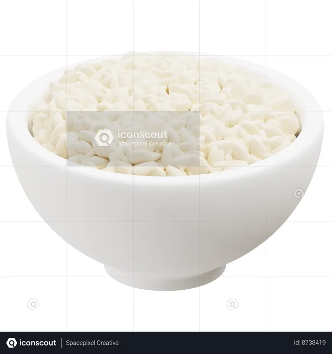 Rice  3D Icon