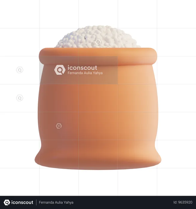 Rice Bag  3D Icon