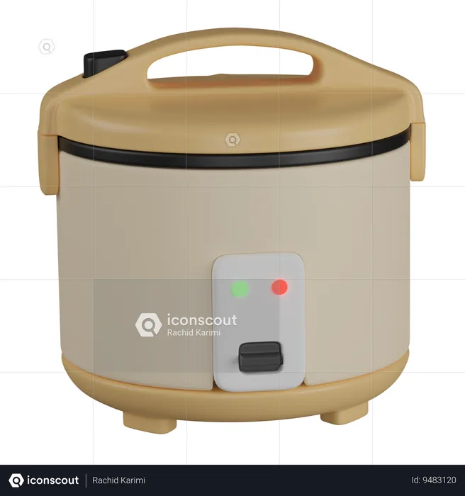 RICE COOKER  3D Icon