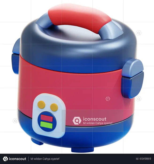 RICE COOKER  3D Icon