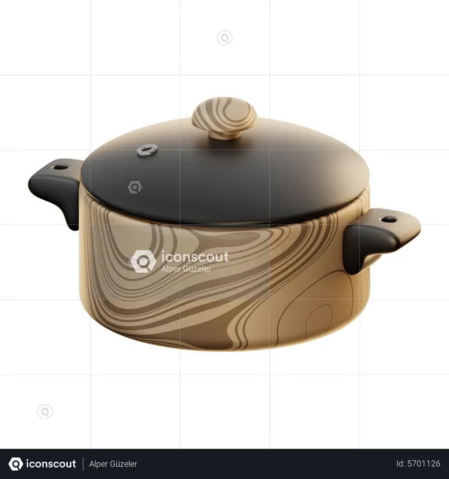 Rice Cooker  3D Icon