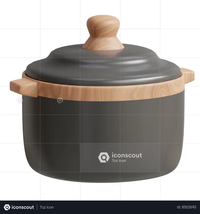 Rice Cooker  3D Icon