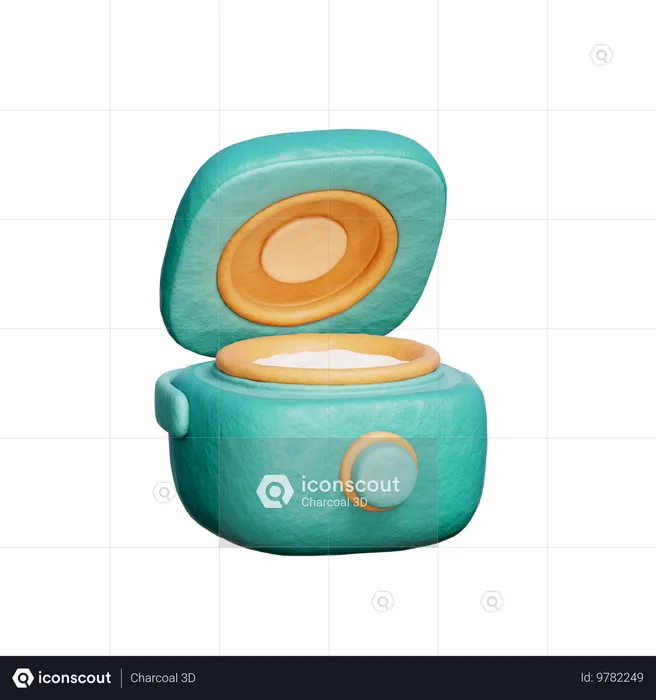 Rice Cooker  3D Icon