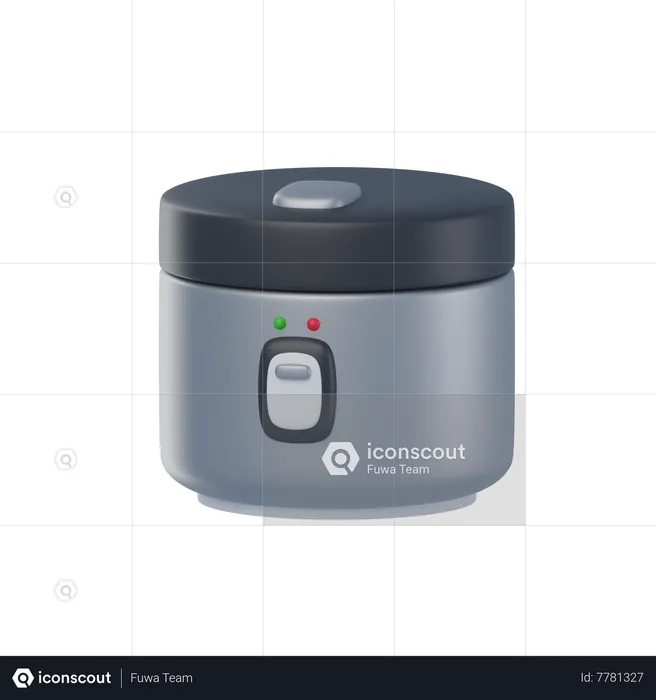 Rice Cooker  3D Icon