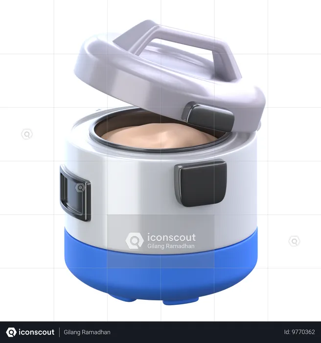 Rice Cooker  3D Icon