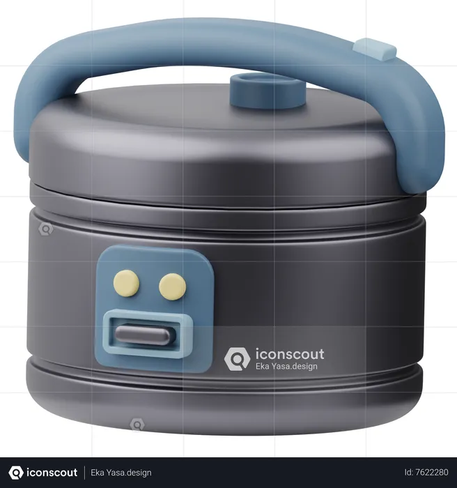 Rice Cooker  3D Icon