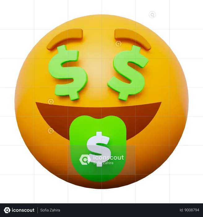 Rich Emoji Emoji 3D Icon