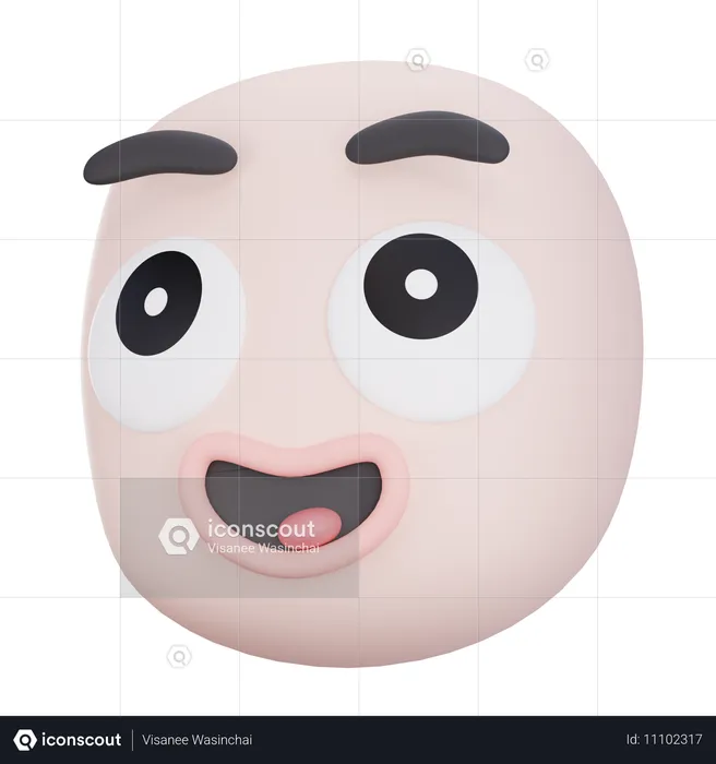 Reír Emoji 3D Icon