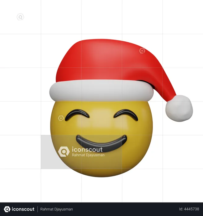 Riendo con los ojos cerrados Emoji 3D Emoji