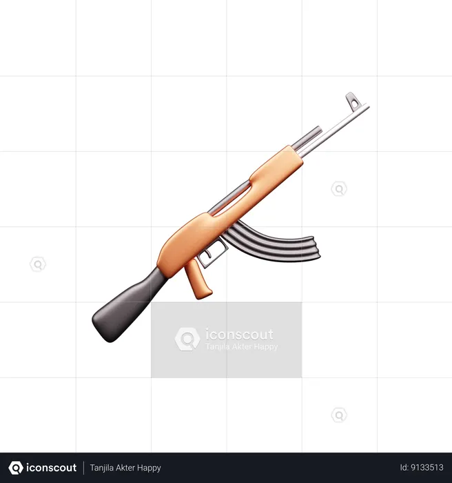 Riffle  3D Icon