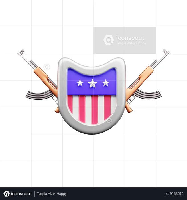 Riffle  3D Icon
