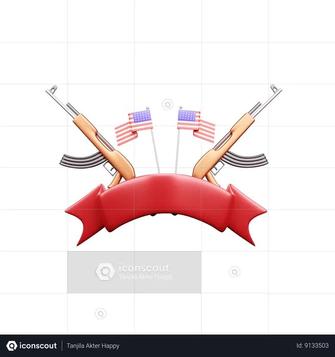 Riffle  3D Icon