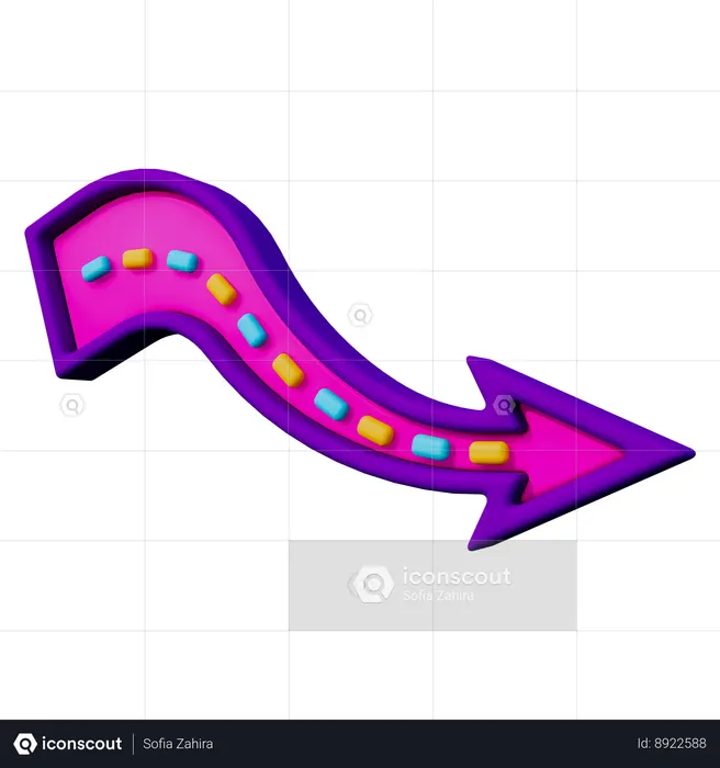 Right Arrow  3D Icon