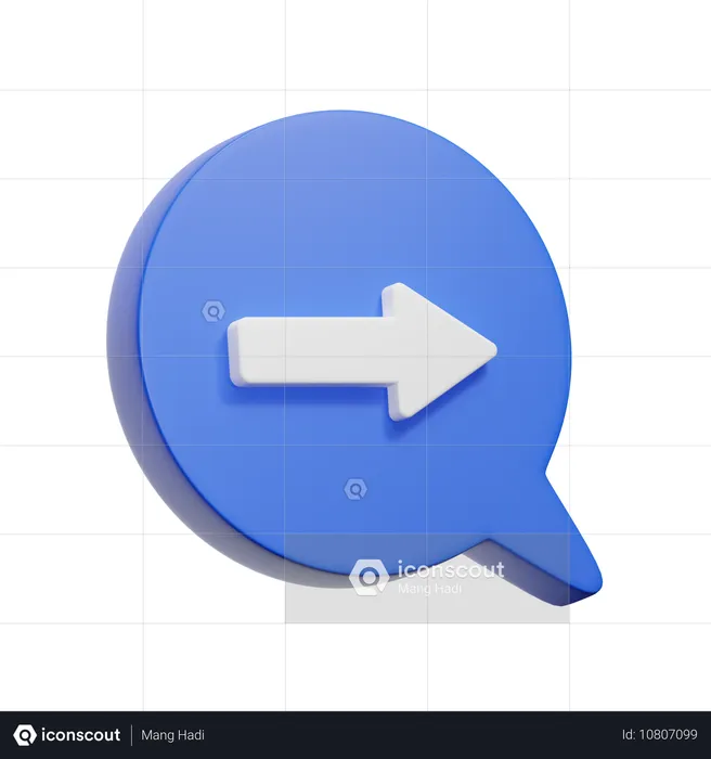 Right Arrow  3D Icon