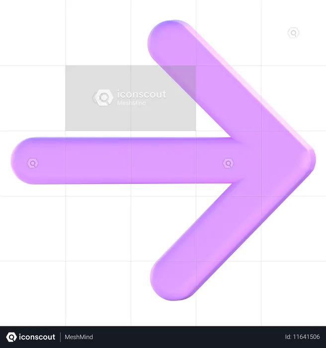 Right Arrow  3D Icon