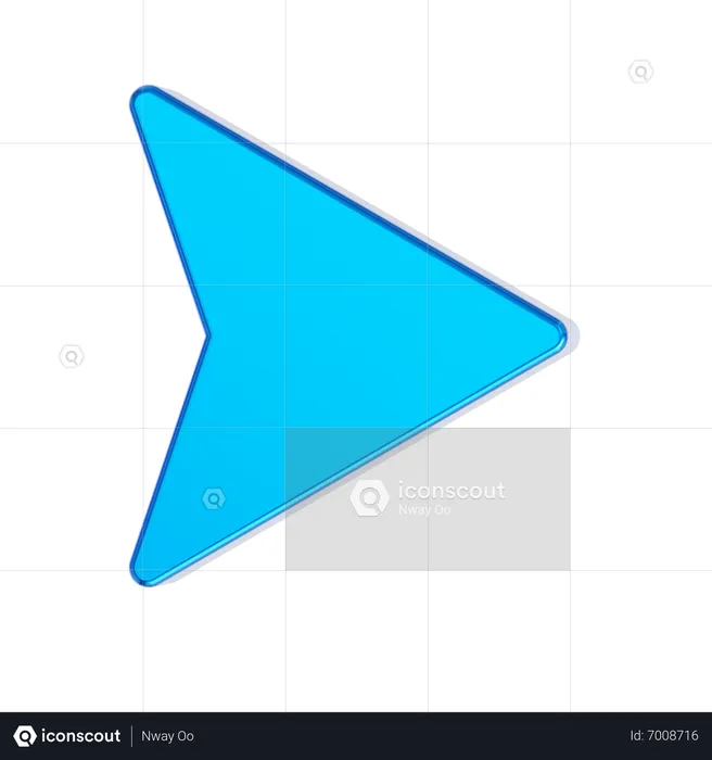 Right Arrow  3D Icon