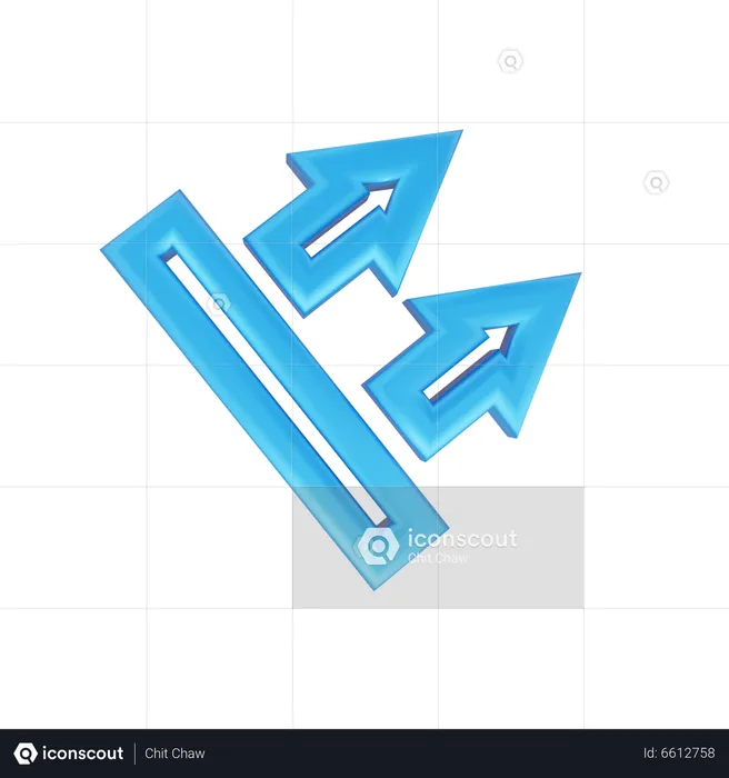 Right Arrow  3D Icon