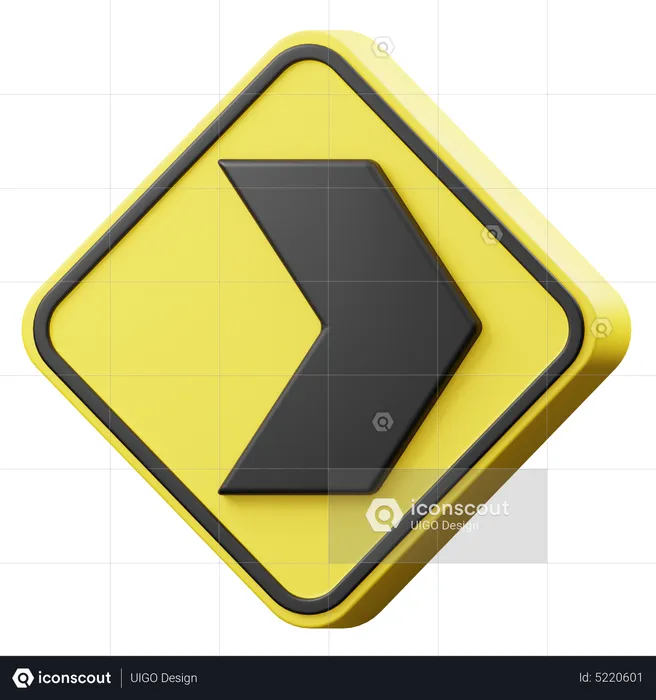 Right Sign  3D Icon