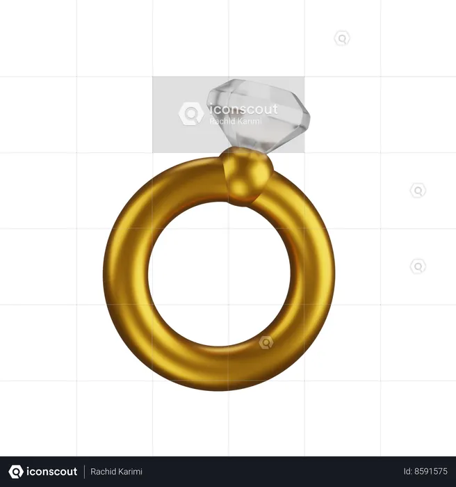 Ring  3D Icon